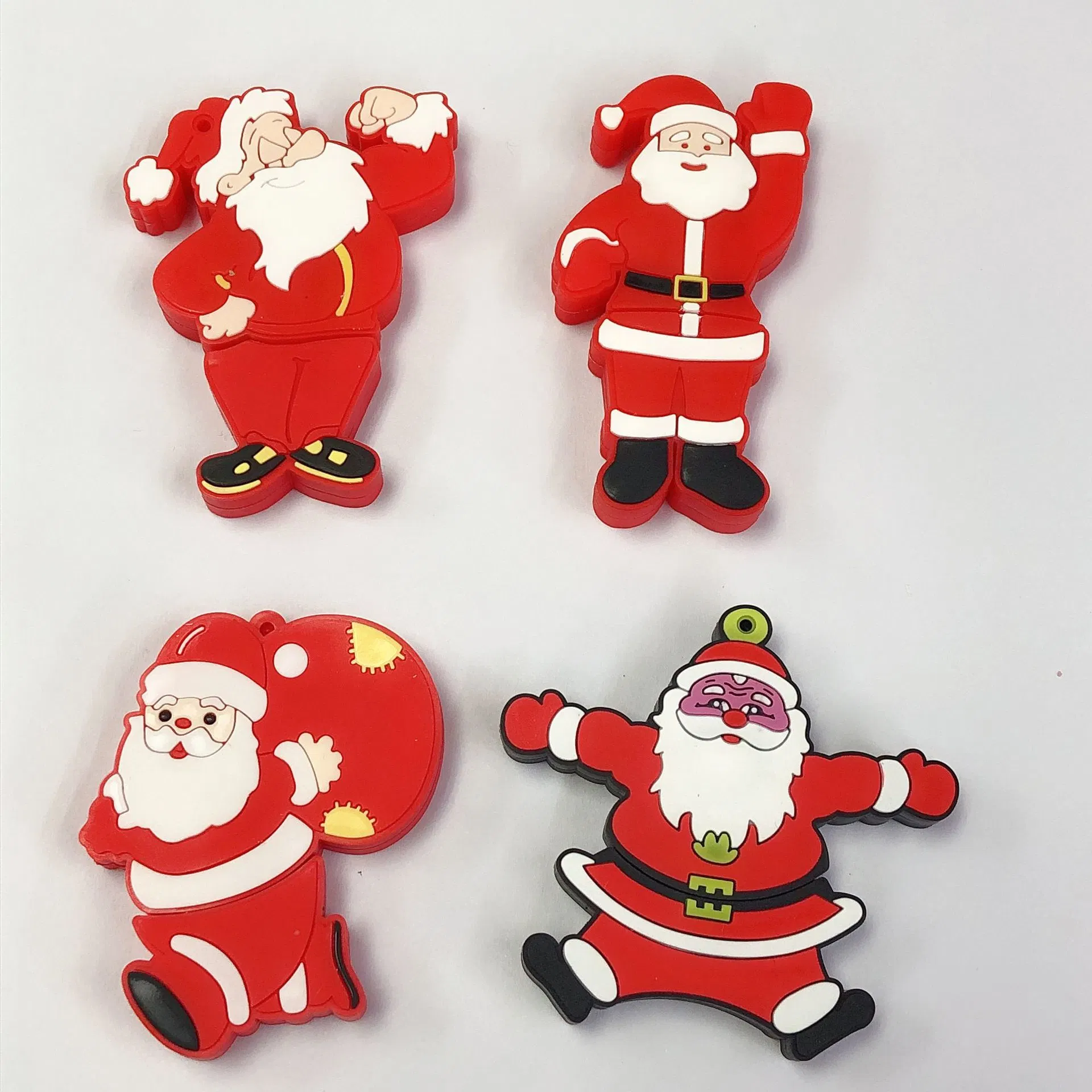 Santa Claus PVC U Disk Christmas USB Flash Drive Stick