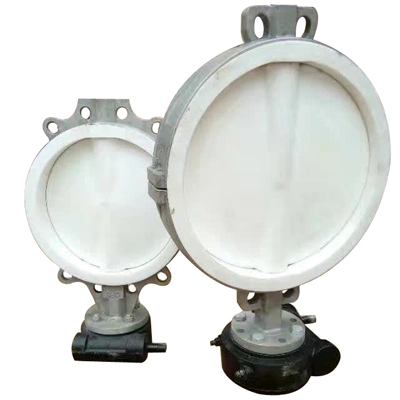 PTFE / F4 Lined Butterfly Valve (Ball Valves CS/F46, D371F4-16C, Pneumatic Q641F46-16C) for Chemical Acid Tank