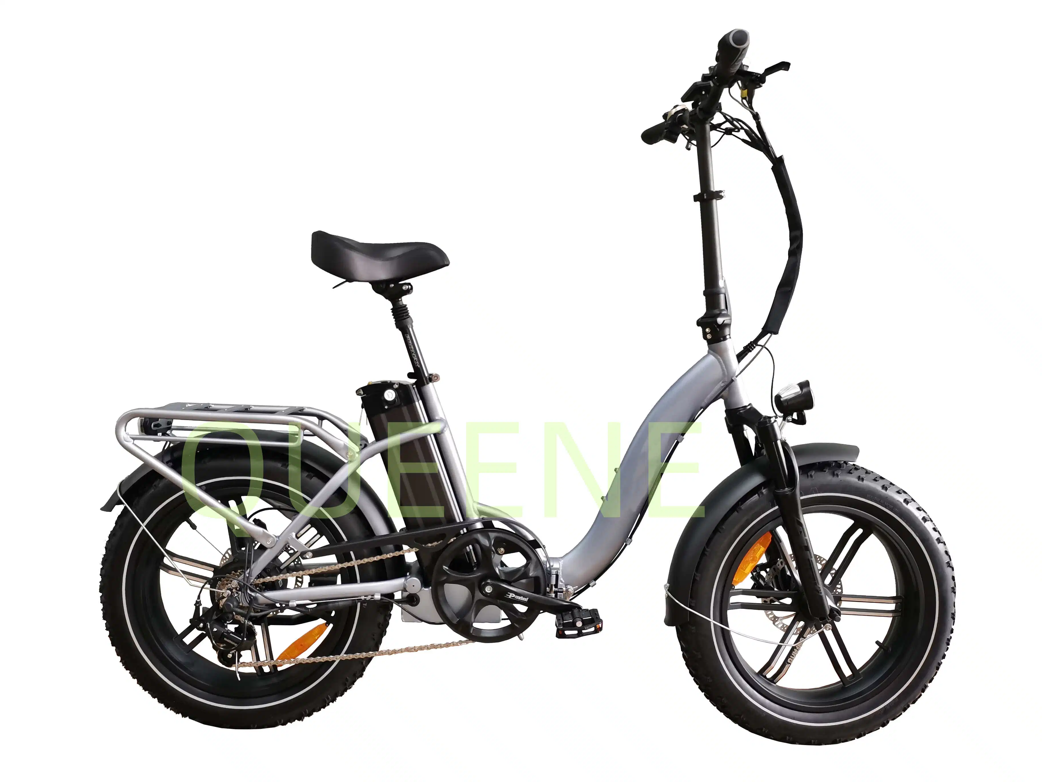 Moda Queene ciclomotor eléctrico suspensión total bicicleta eléctrica plegable Ebike para la venta