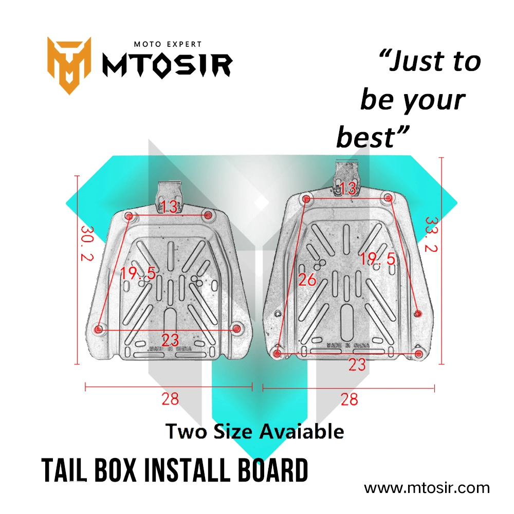 Universal Aluminium Alloy Tail Box Install Panel Metal High quality/High cost performance  Motorcycle Accessories