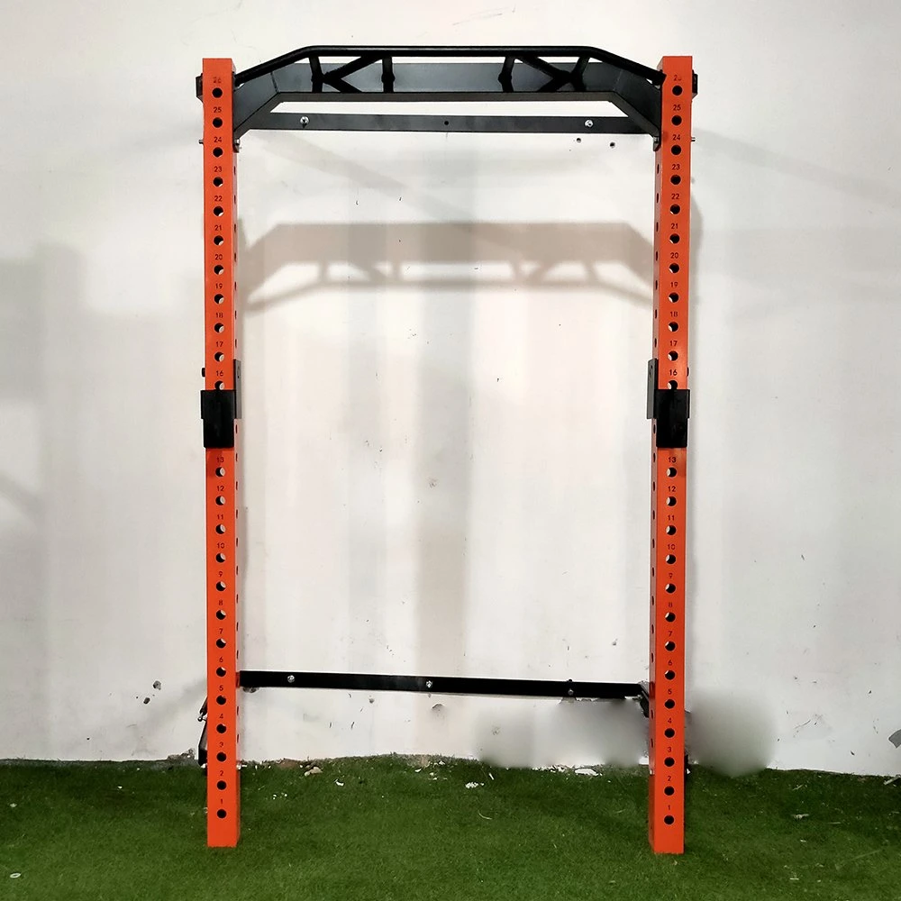 Neue Art Stärke Ausrüstung Startseite Indoor Folding Power Racks Wand Hocke Rack