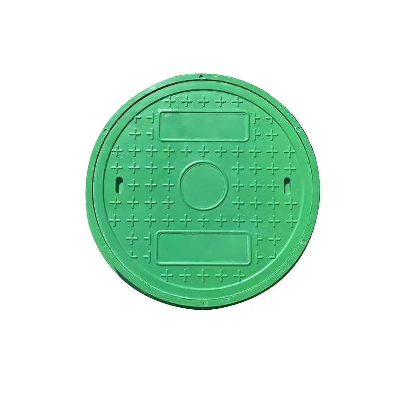 China Manufacturer Direct Sell Composite Round Manhole Fiberglass Coverlight Duty Sewer Cover