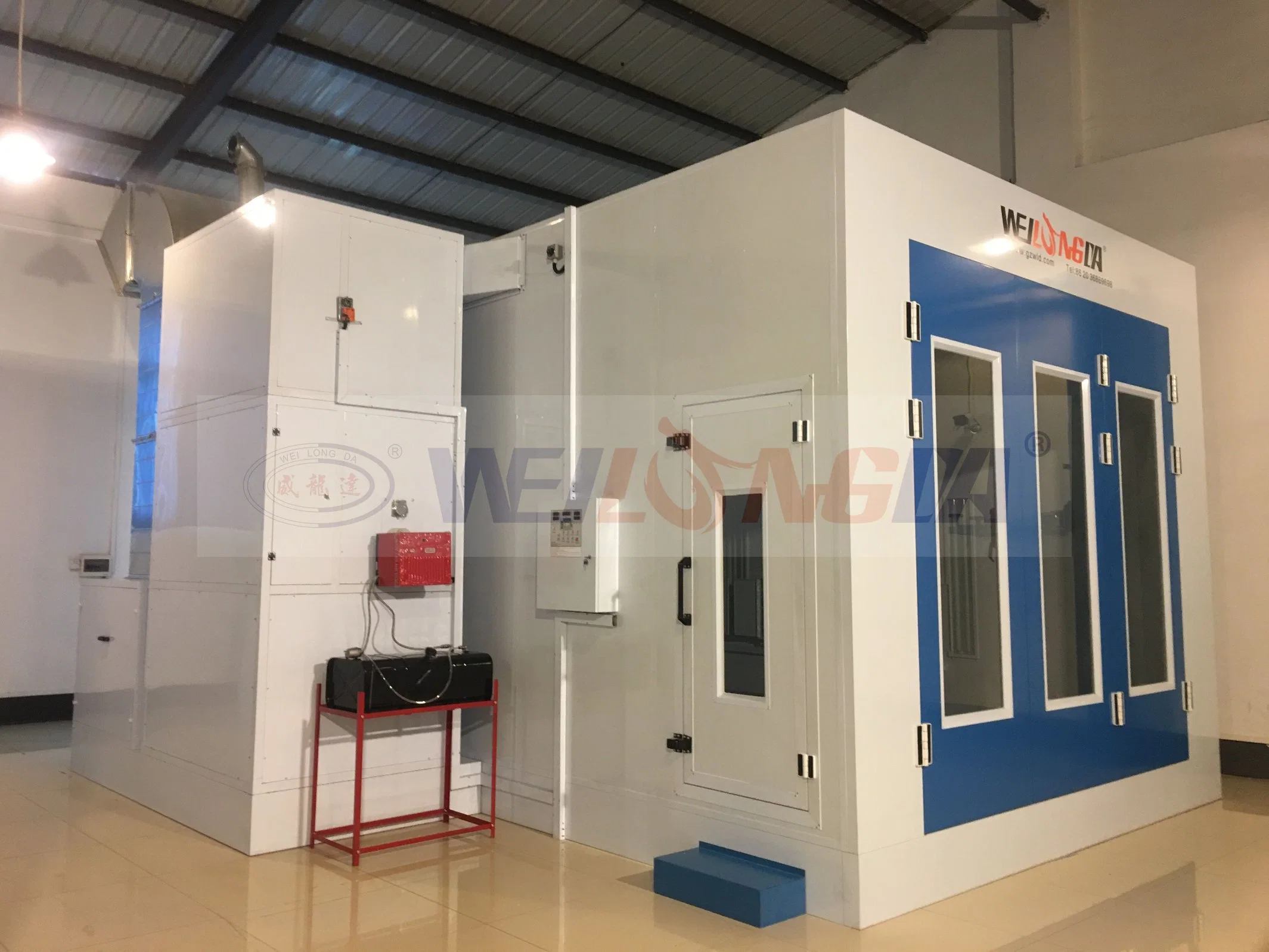 Wld8200 Car Spray Booth / Painting Oven with CE Hot Sell France