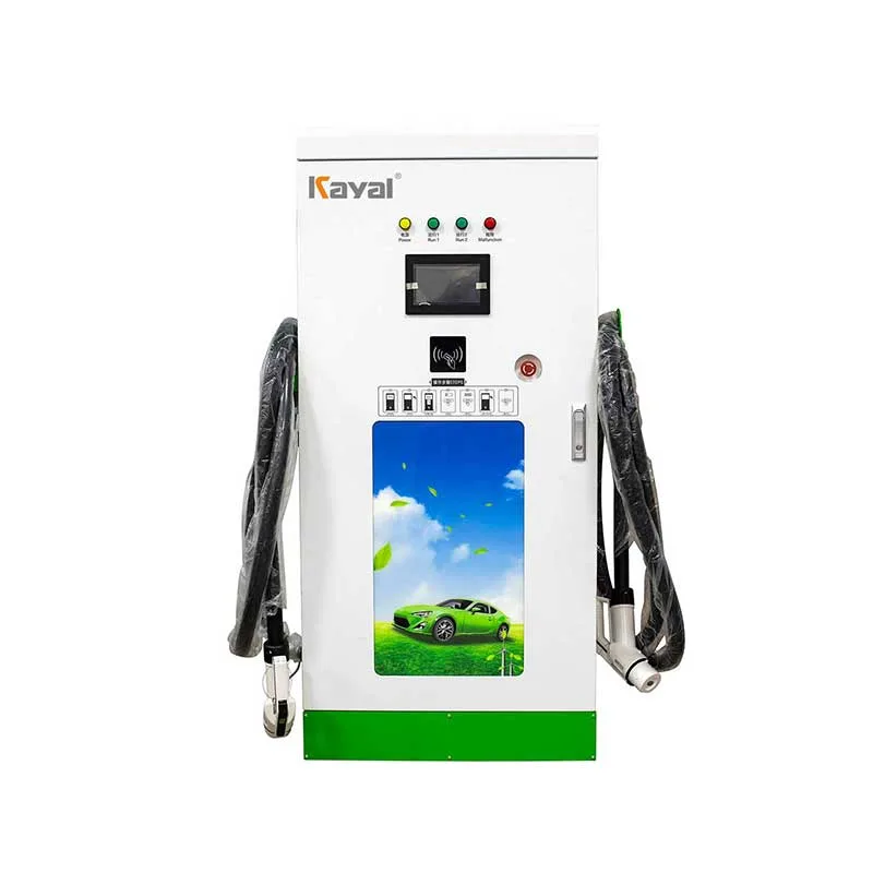 Kayal 120kw DC EV Charger with Dual Guns with 60kw CCS and 60kw Chademo Upright Charging Gun DC Fast Charger EV Charger Point