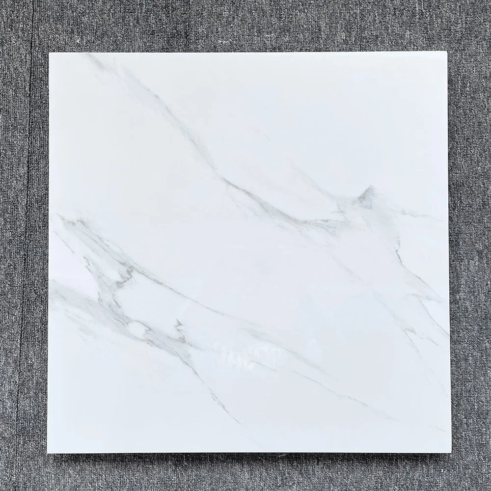 60X60 Square White Marble Glazed Polished Floor Tiles Porcelain Ceramic Tile