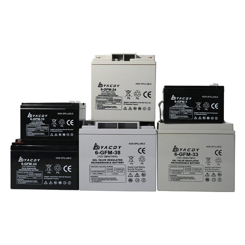 12V250ah ciclo profundo recargable Mantenimiento libre UPS AGM Gel Batería de almacenamiento