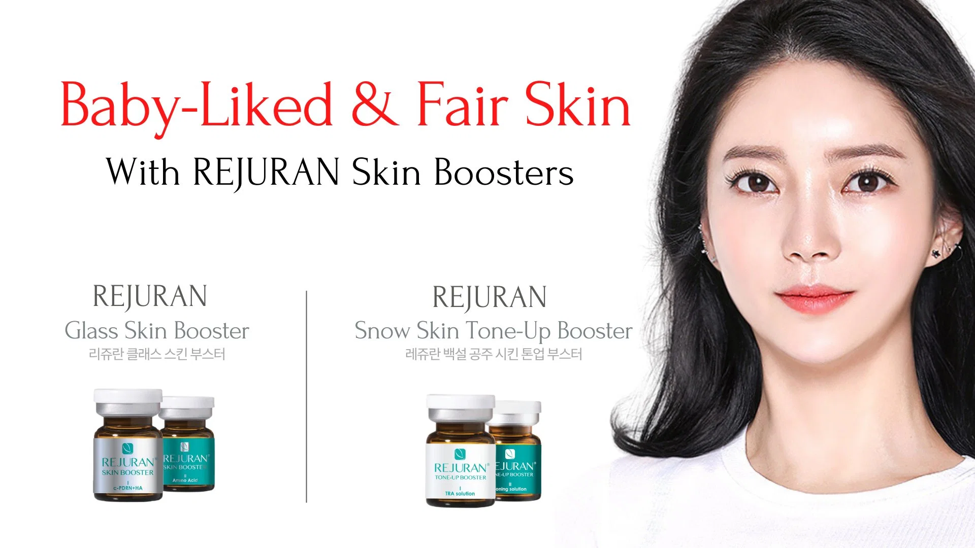 Rejuran 3+3 Skin Booster Skin Rejuvenation Treatment Skin Booster Rejuran Hb / I / S / Healer