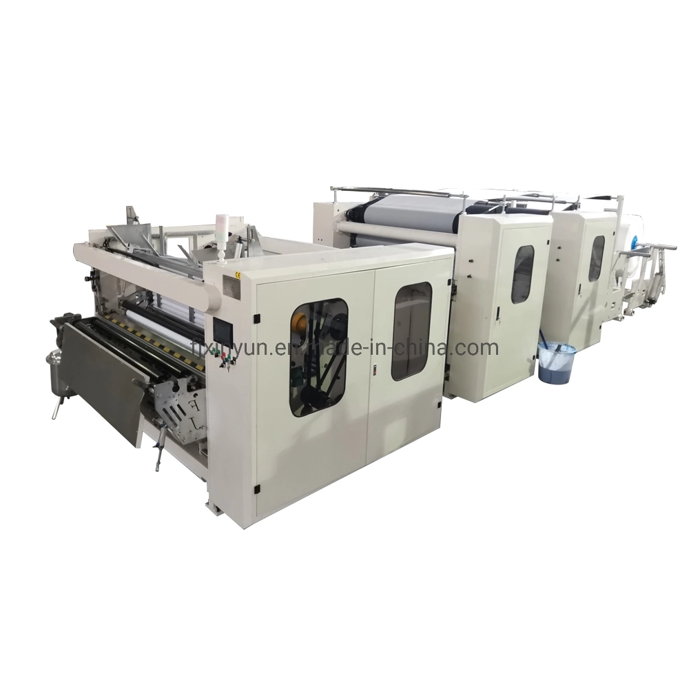 Semi Automatic 4 Rolls Kitchen Towel Paper Machine Production Line