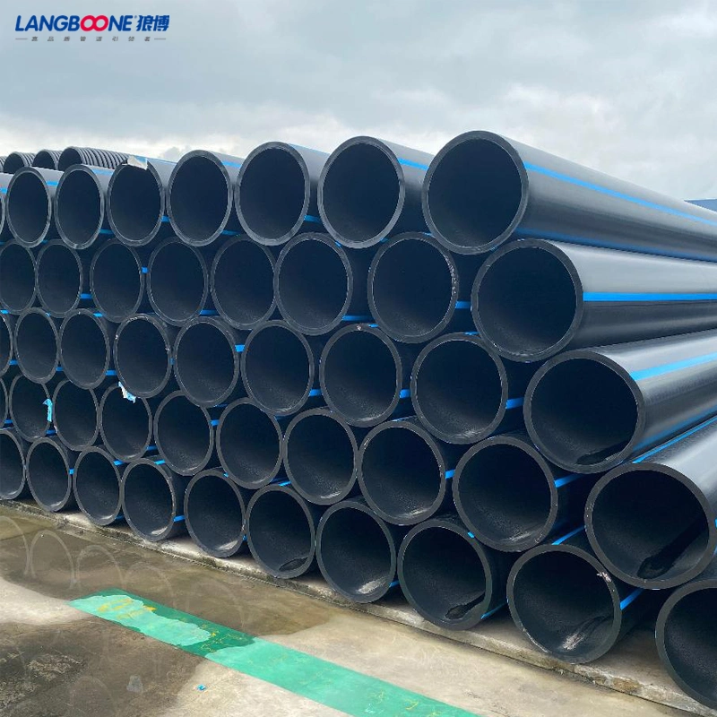 HDPE/PE Water Pipe DN20-1200 Pn10/16 Pressure Plastic Slurry Covering Tube