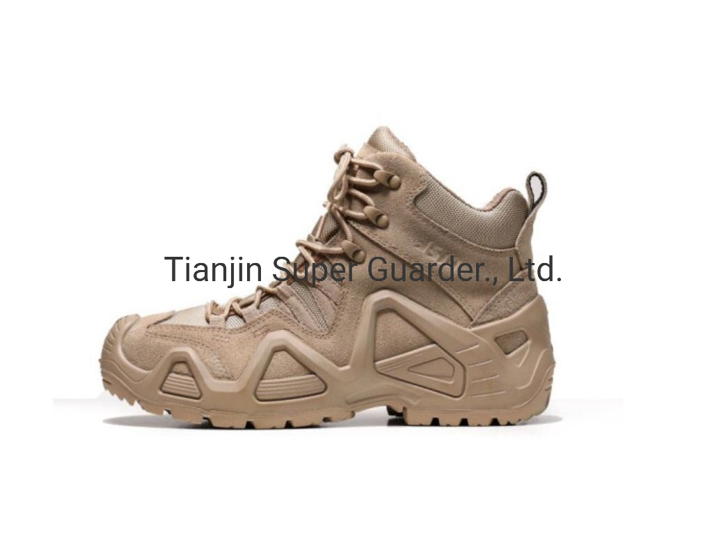 High Quality Lowwa Customize PU Rubber Sole Tectical Outdoor Genuine Leather Militari Boots