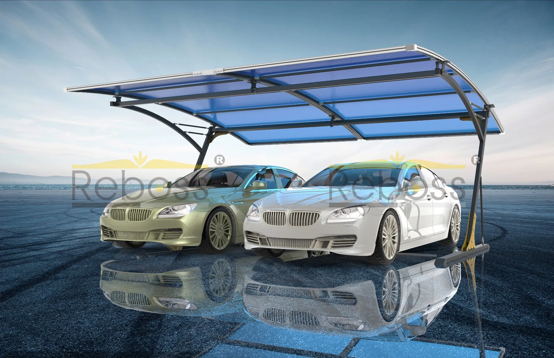 Discount Fancy Double Carport with High quality/High cost performance Chinese Manufacturer