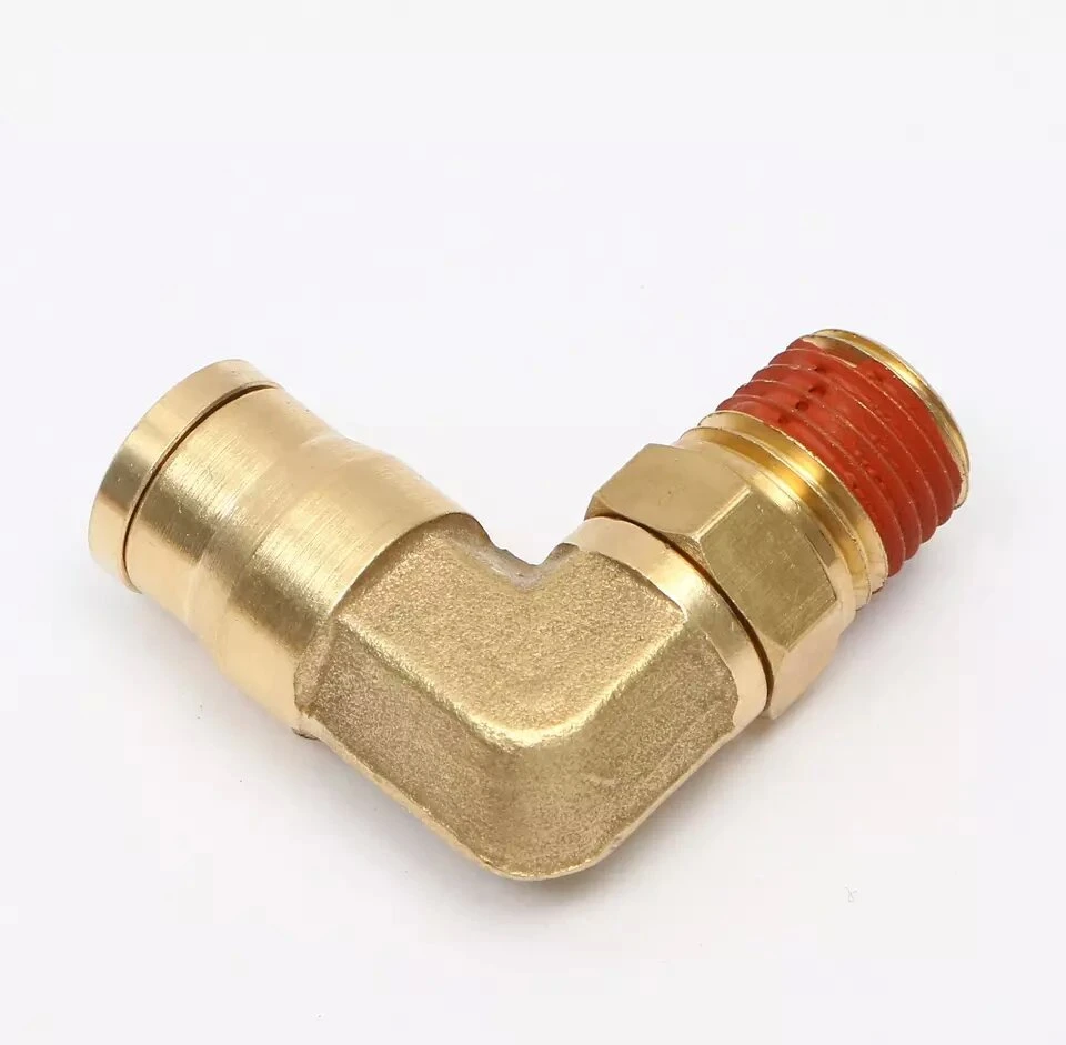 Male Thread Metal Pneumatic Push Quick Connecting Tube Fitting