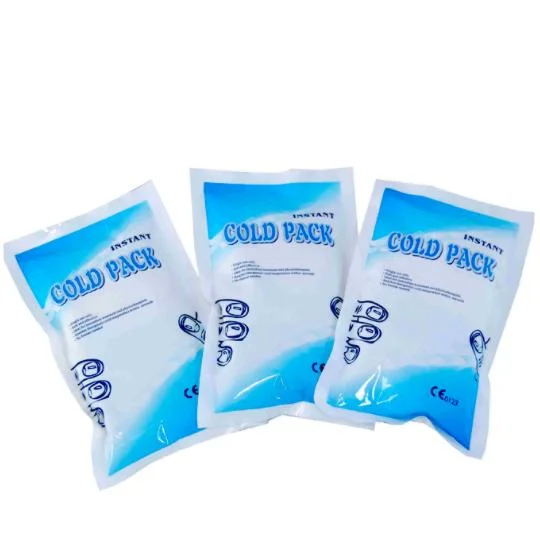 Instant Cold Pack Portable Ice Pack لا توجد الثلاجة الباردة التي يمكن التخلص منها العبوة