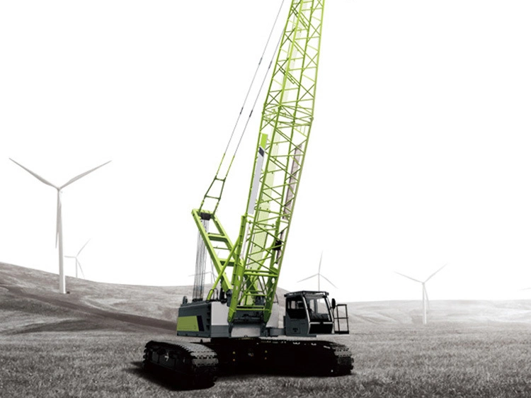 Grue à chenilles hydraulique mobile de 60 tonnes à haut rendement Zcc600V Crane Levage de la machine