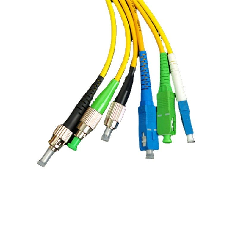 Cordon de raccordement fibre optique multimode LC/UPC-SC/UPC 2 mm en duplex