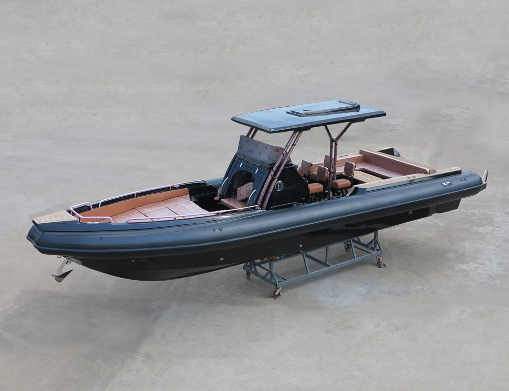 Aqualand 34pies 10.4m inflables rígido Rib de velocidad de buceo deportivo placer en barco a motor (RIB1040L) con CE B