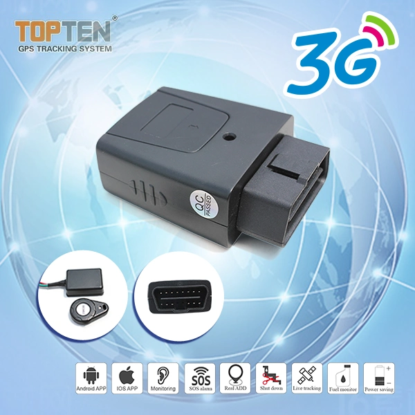 3G OBD GPS Tracker, Anti-Theft Car Alarm with Anti-Tamper Immobilzier--Ef
