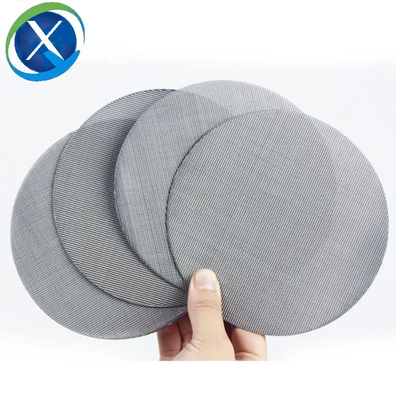 Stainless Steel Ss 304 316L Round Plastic Extruder Plain/Twill/Dutch Woven Wire Mesh Oil Filter Disc