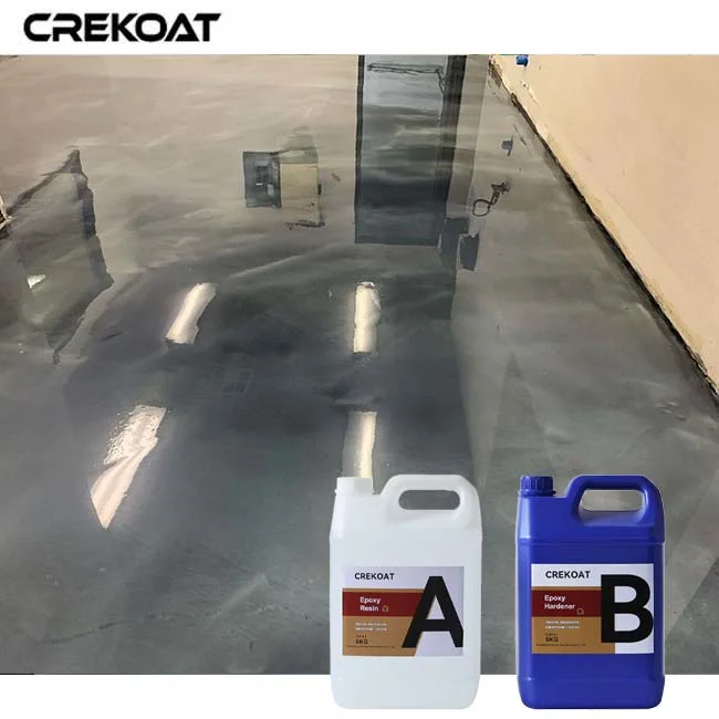 Auto Bubble Release Metallic Epoxy Resin for Retail Showrooms Gym Floors