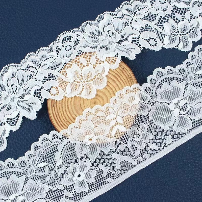 7cm Beautiful Nylon Raschel Lace Trim Fabric