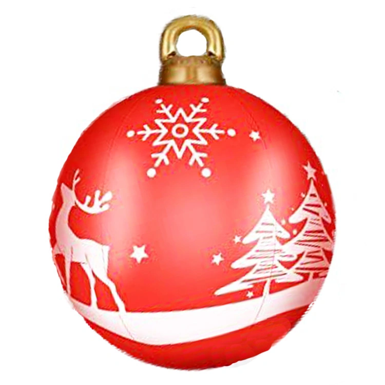 Holiday Yard Pool Tree Dekor Weihnachten PVC Aufblasbar dekoriert Ball