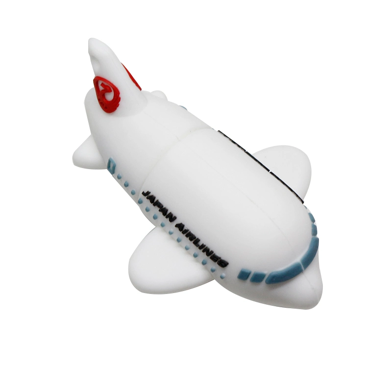 USB Stick Cartoon Promotional Gift Aircraft PVC Custom Shape USB Flash Drive Pen Drive USB