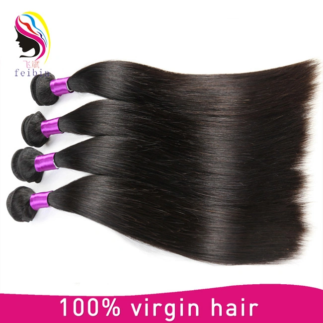 Can Be Dyed Unprocessed Straight Remy Human Indian Virgin Hair Extension