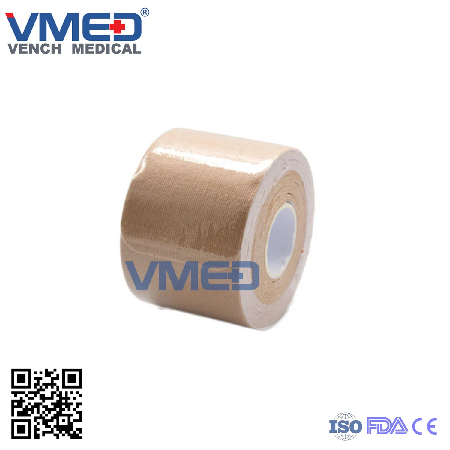 Ce ISO FDA Approval 100% Cotton Adhesive Zinc Oxide Plaster Tape Medical Bandage Tape OEM Factory Price Extremely Strong with Porous Medical Green Sprain Tape