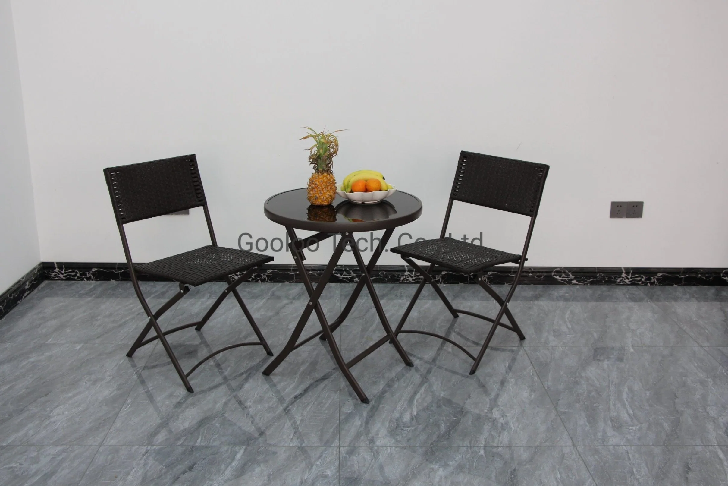 Wholesale/Supplier Rattan Wicker Dining Room Furniture Folding Dining Chairs and Table