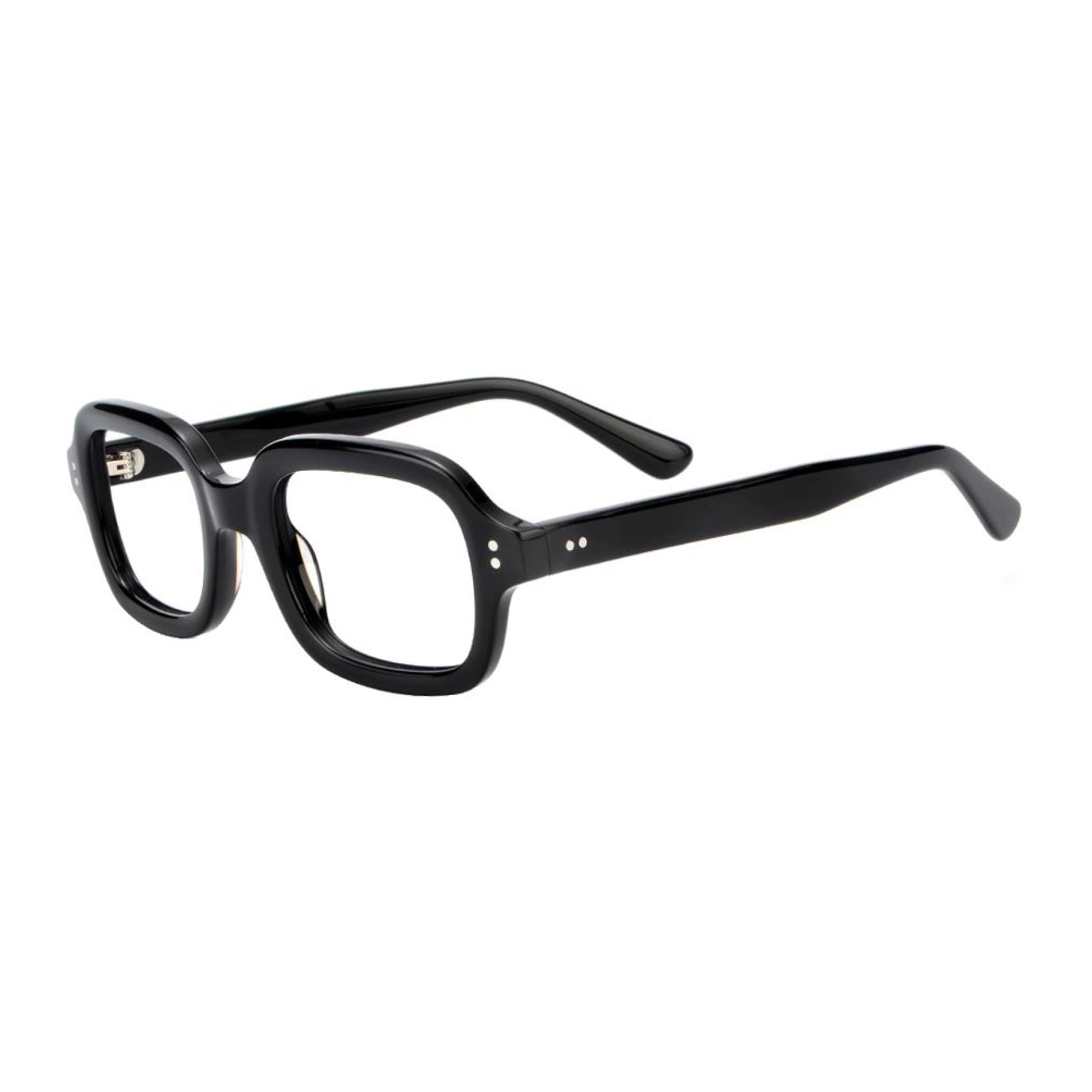 Hot Selling Acetate Rectangle Heavy Thick Eyewear Myopic Shiny Optical Frames