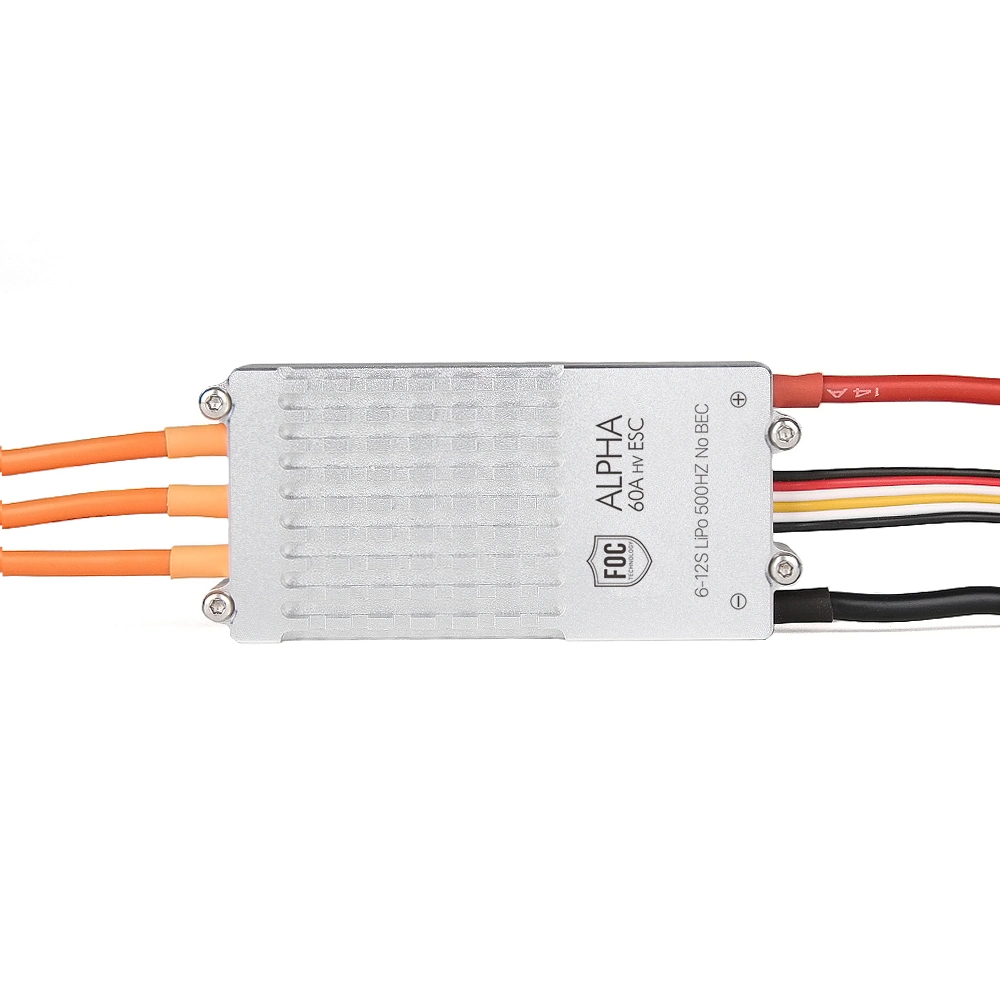 T-Motor Waterproof Alpha 60A Hv 6-12s Electric Speed Controller Foc ESC for Brushless Motor, RC Uav