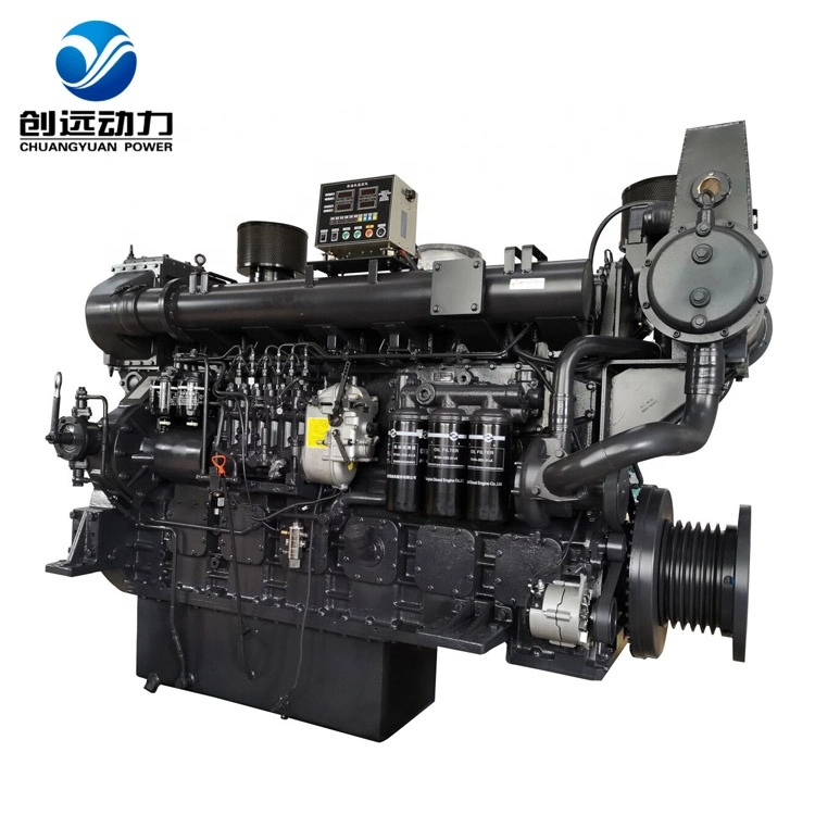 440 - 735kw Sdec Shanghai Cylinder Vehicle Marine Inboard China Manufacturers Diesel Engine with CCS Certificate for Sale