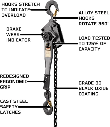 Heavy Duty Lifting 1.5meters Lever Hoist Customized 0.75ton Lever Chain Handle Chain Block Hoist