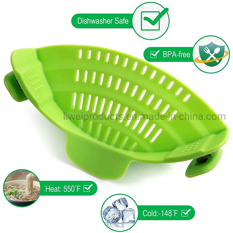 Working Temperature -40 ~ +230 Kitchen Pot Side Strainer for Filtered Noodles