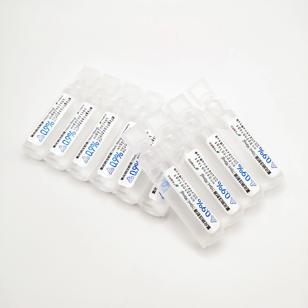 Saline Solution 10ml Unit Dose Chloride Rommelag Sterile Bfs 0.9% Saline Solution Disposable Nasal Wash Solution