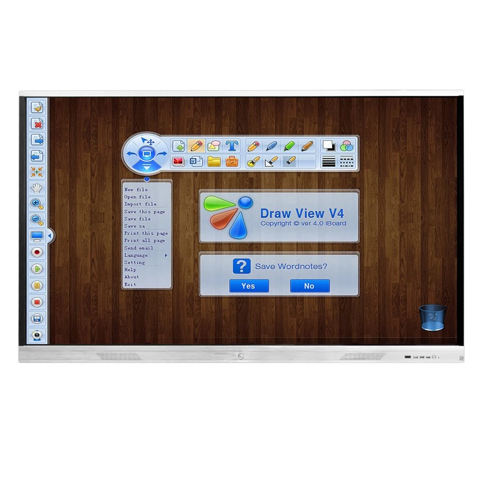 65inch Multi-Touch 42"-98" Inch Electronic IR Interactive Flat Panel Education Electronic Whiteboard