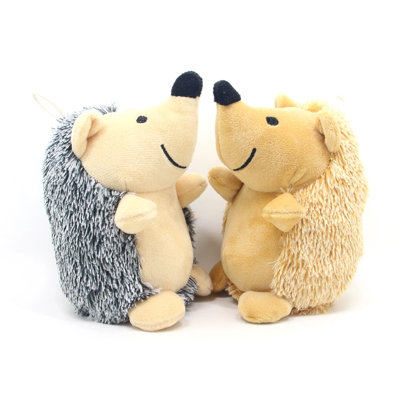 Retourner cadeaux pour enfants anniversaire adorable animal peluche jouets en peluche bourrés Support Hedgehog personnalisé