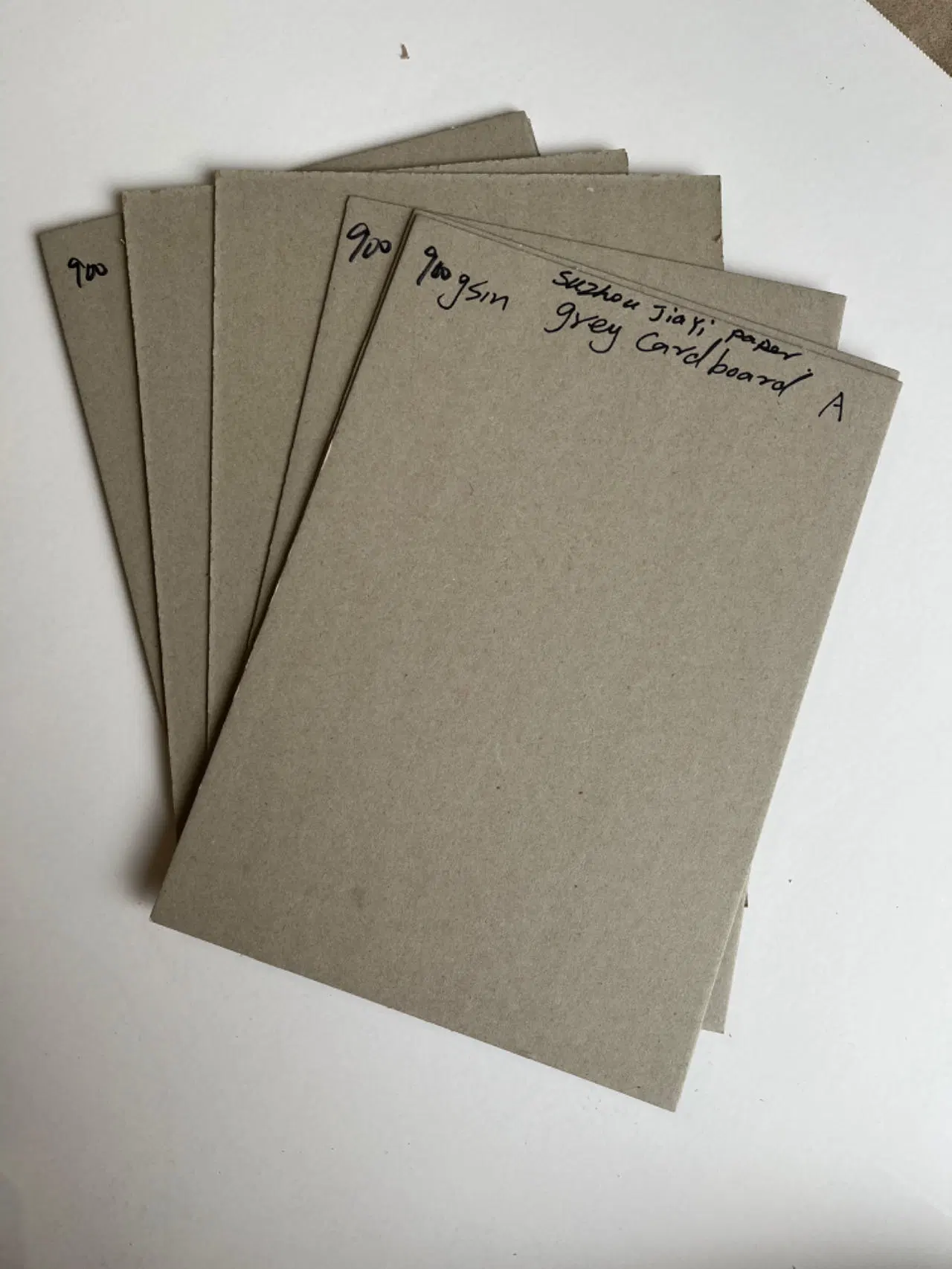 Pulp Paper Grey Cardboard for Gift Packaging 2000GSM, 2050GSM, 2100GSM, 2150GSM, 2200GSM