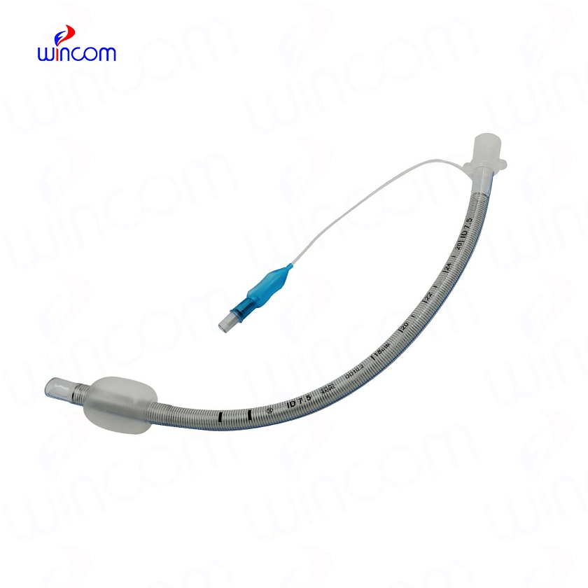 Disposable PVC Material Medical Reinforced Emg Endotracheal Tube with Cuff