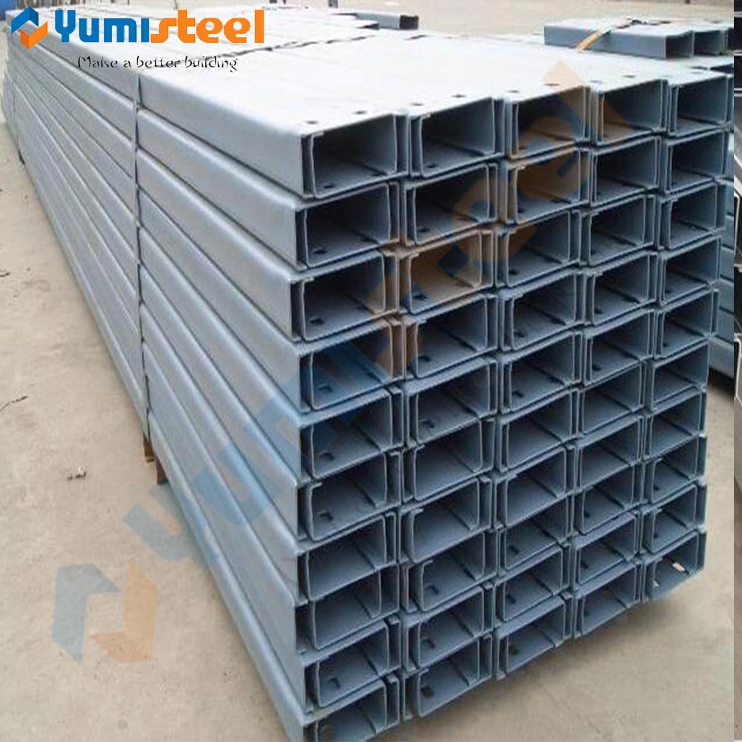 Galvanized Building Meaterial C/Z Purlins / Channel Beams for Roof