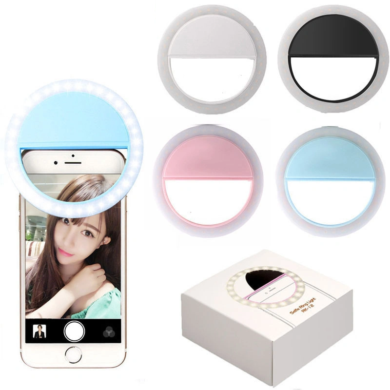 Fill Light Ring Light Mobile Phone Fill-in Light LED The Third Gear Selfie Fill Light Live Broadcast USB Rechargeable