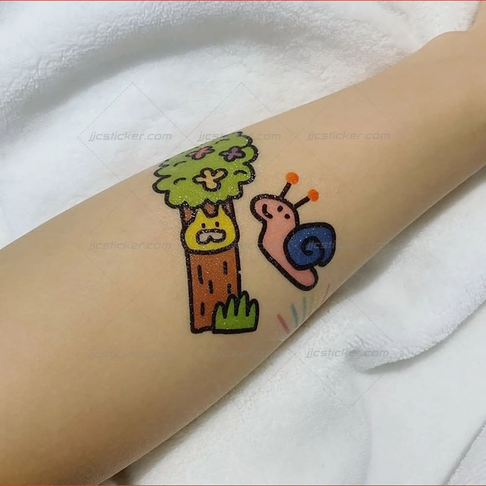 Temperrary Hand Tattoos für Kinder Kinder Cartoon Tattoo Aufkleber