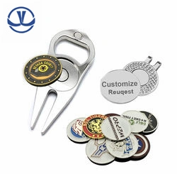 Figure Design Wholesale/Supplier Cute Custom Magnetic Golf Ball Marker Miniature Enamel Balls Markers Golf