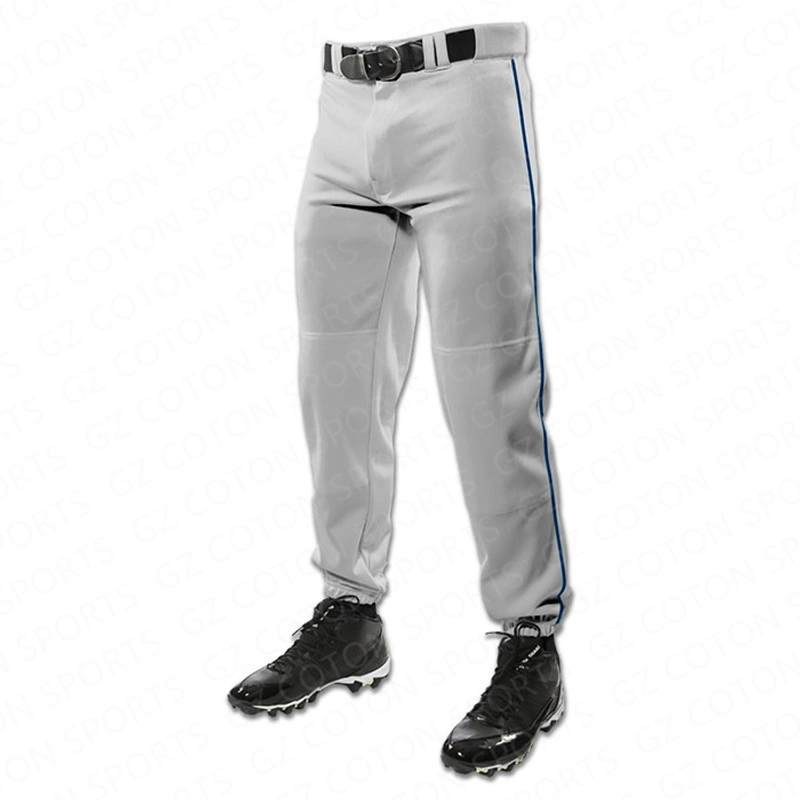 Custom Kids Wear Baseball Pants Youth Softball Pinstripe High Pantalón de sóftbol transpirable de poliéster elástico