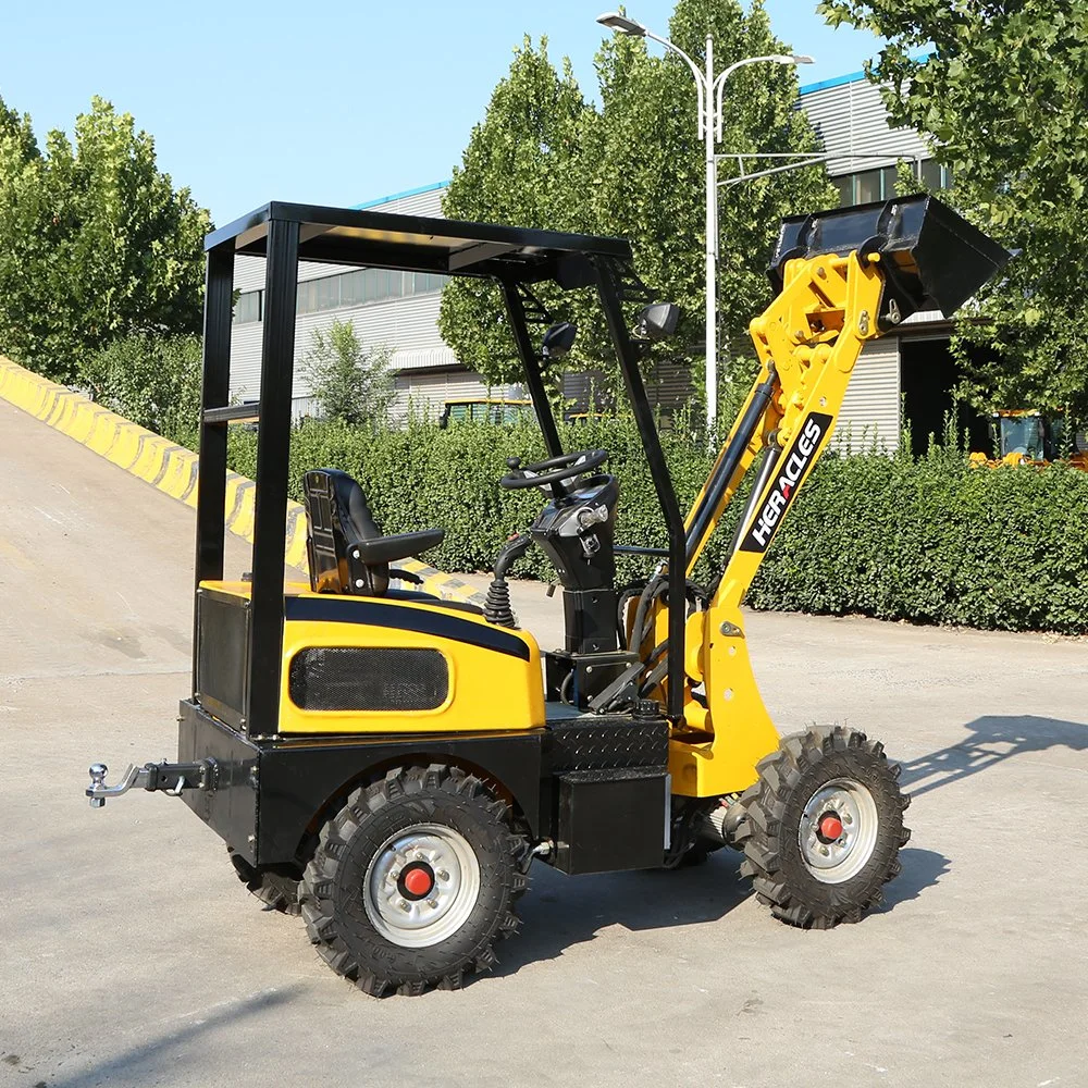 Customized ISO Approved Wheeled Heracles Track Front End All Electric Small Wheel Loader