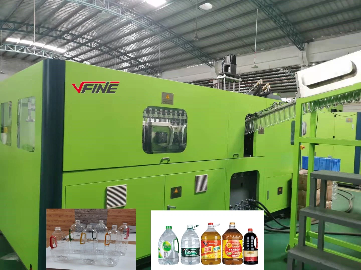 Automatic Plastic Pet Blow Blowing Molding Moulding Making Machine Pure Mineral Water Beverage Oil Handle Bottle Machines Price Machinery Servo System Equipment