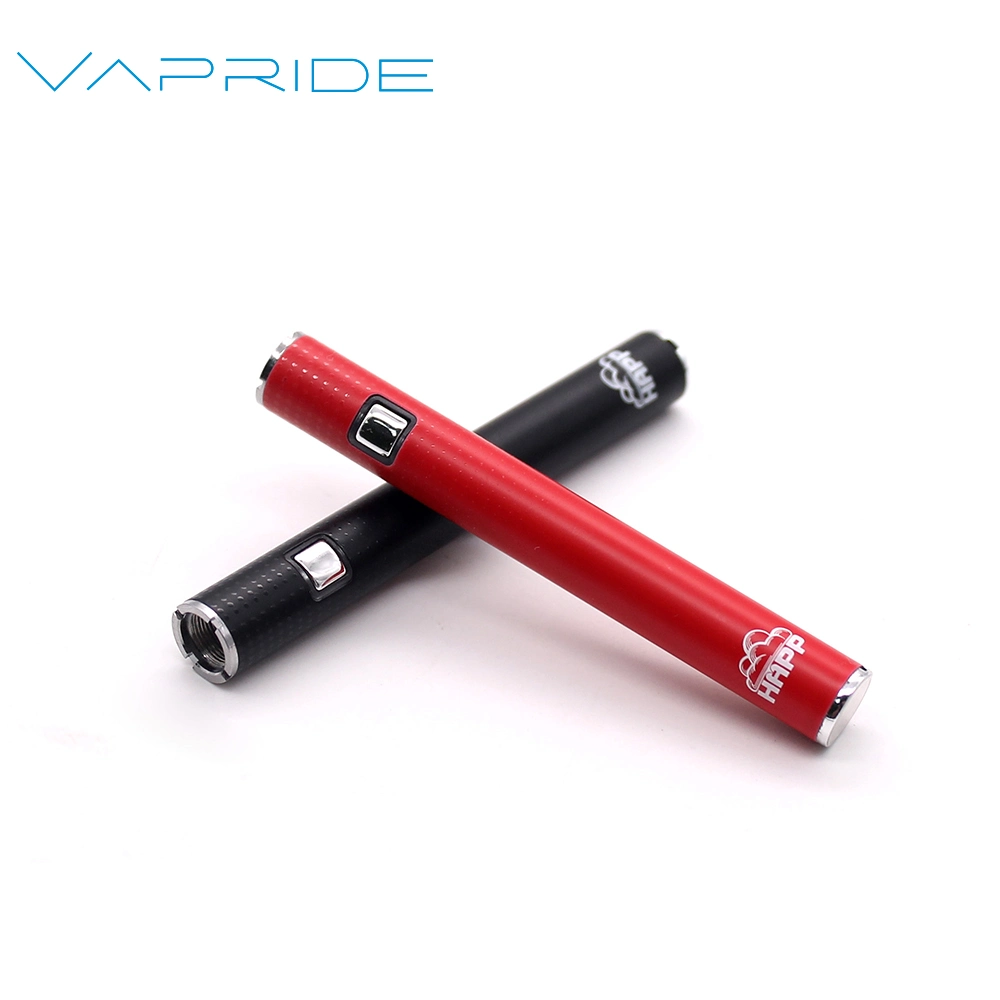 Vapride 510 Pen Battery Square Button Wholesale/Supplier Preheat Vape Pen Battery