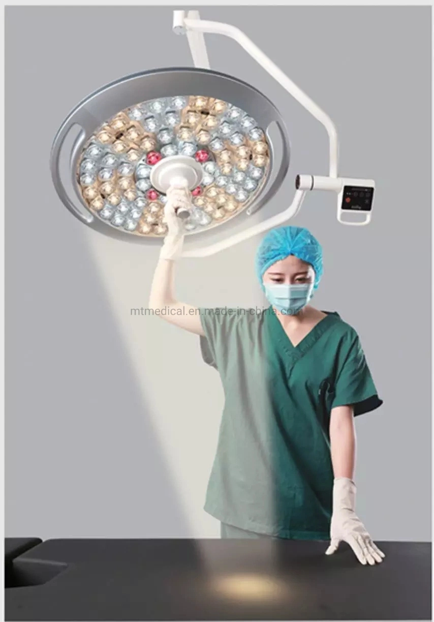 Tierarzt Decke Typ Doppelkopf LED Chirurgie Licht Preis mit Verstellbarer Griff