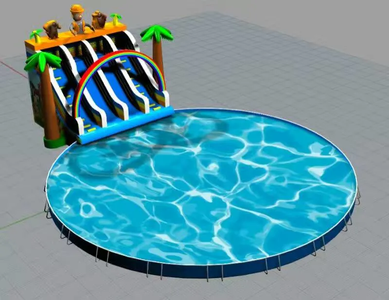 2023 Nueva Venta en caliente material PVC Inflatable Piscina para niños, Nueva Diseño niños Inflatable Piscina