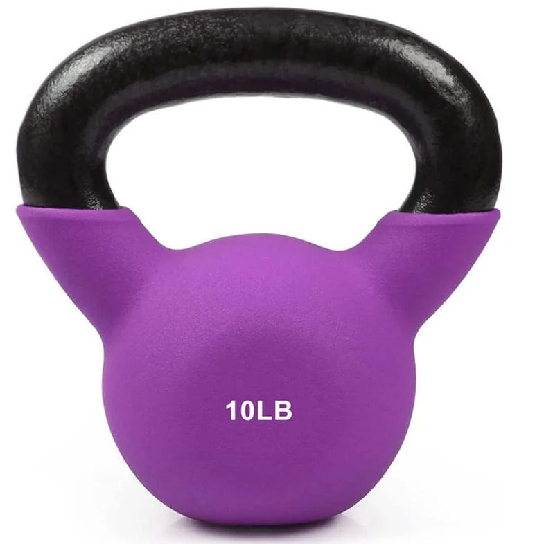 Customed Gym Weight Cast Iron Kettlebell with Enamel Finish10 Pound,